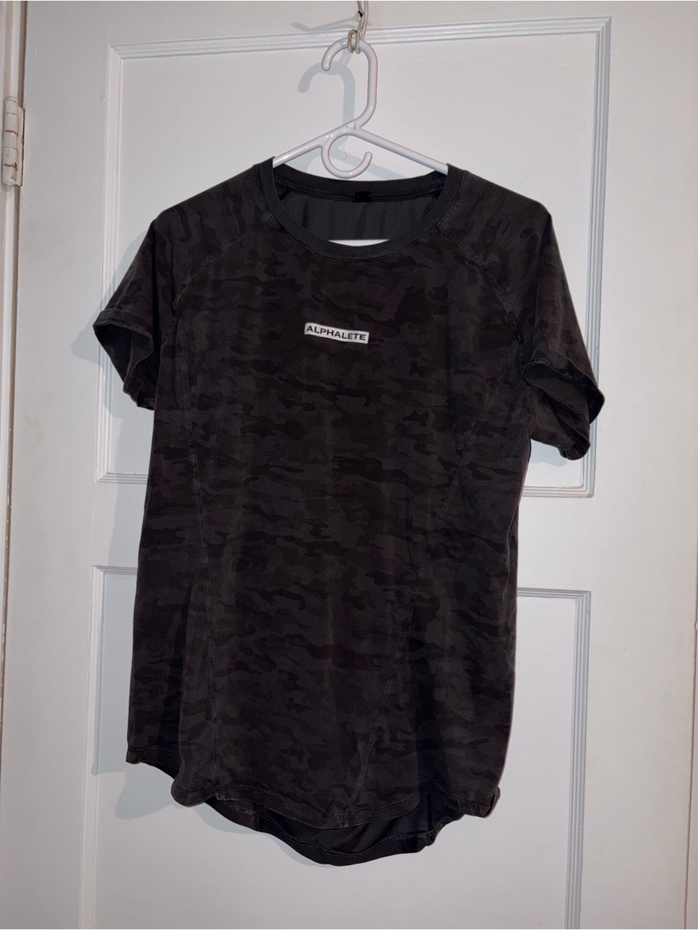 Alphalete Black Camouflage Performance Tee